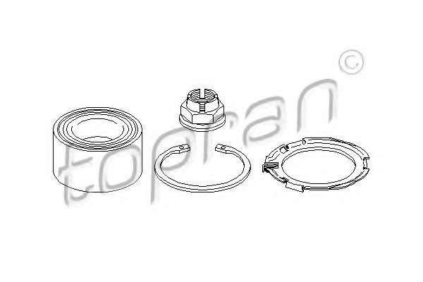 Комплект подшипника ступицы колеса