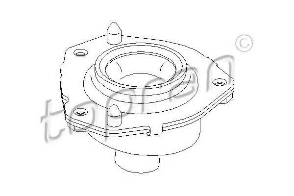 Ремкомплект, опора стойки амортизатора