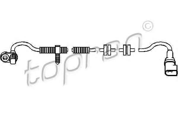 Датчик, частота вращения колеса
