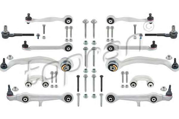 Комлектующее руля, подвеска колеса