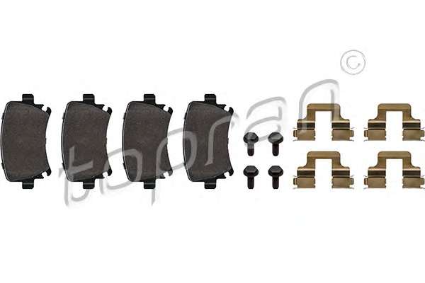 Комплект тормозных колодок, дисковый тормоз