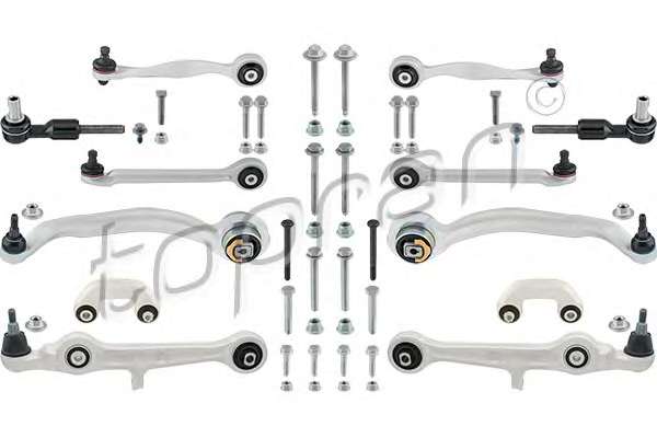 Комлектующее руля, подвеска колеса
