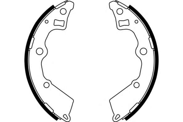 Комплект тормозных колодок; Комплект тормозных колодок, стояночная тормозная система