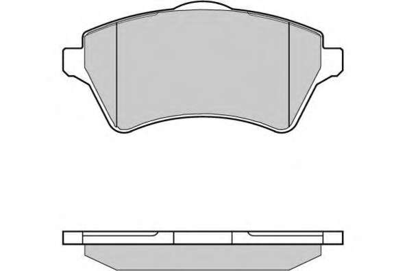 Комплект тормозных колодок, дисковый тормоз