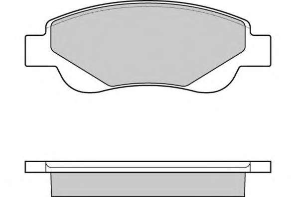 Комплект тормозных колодок, дисковый тормоз
