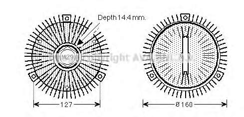 Сцепление, вентилятор радиатора
