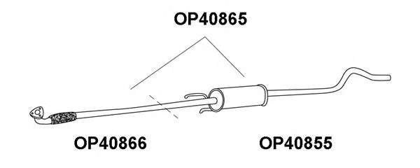Предглушитель выхлопных газов