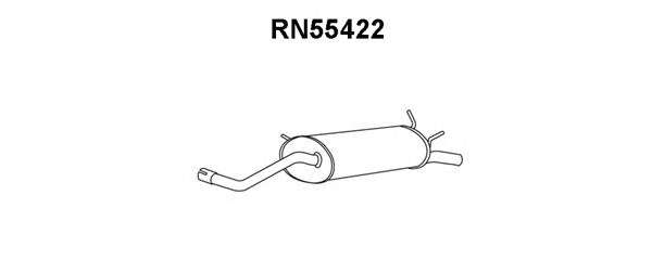 Глушитель выхлопных газов конечный