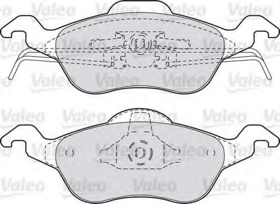 Комплект тормозных колодок, дисковый тормоз