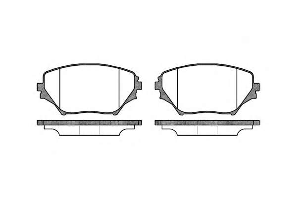 Комплект тормозных колодок, дисковый тормоз