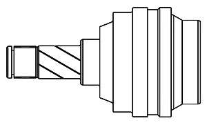 Шарнирный комплект, приводной вал