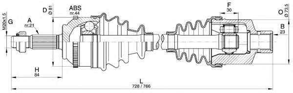 Приводной вал