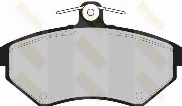 Комплект тормозных колодок, дисковый тормоз