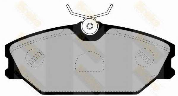 Комплект тормозных колодок, дисковый тормоз