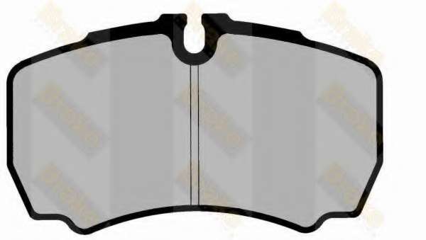 Комплект тормозных колодок, дисковый тормоз