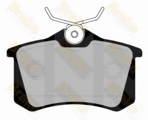 Комплект тормозных колодок, дисковый тормоз