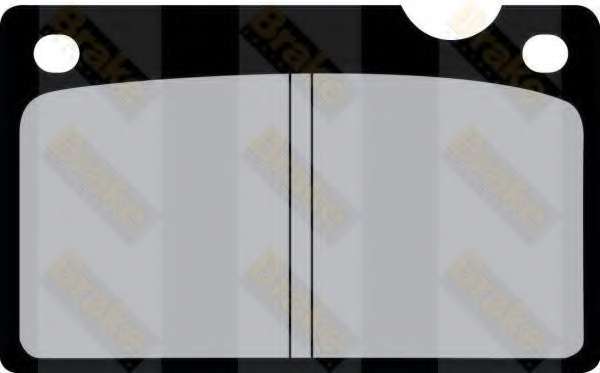 Комплект тормозных колодок, дисковый тормоз