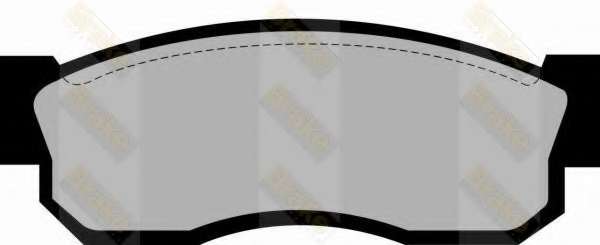 Комплект тормозных колодок, дисковый тормоз