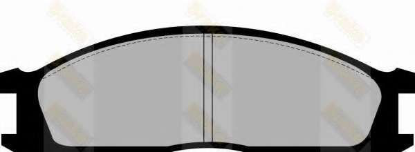 Комплект тормозных колодок, дисковый тормоз