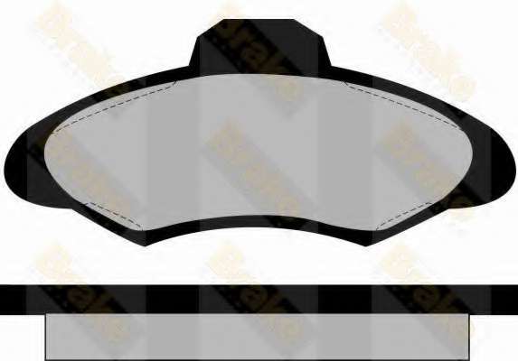 Комплект тормозных колодок, дисковый тормоз