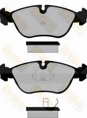 Комплект тормозных колодок, дисковый тормоз