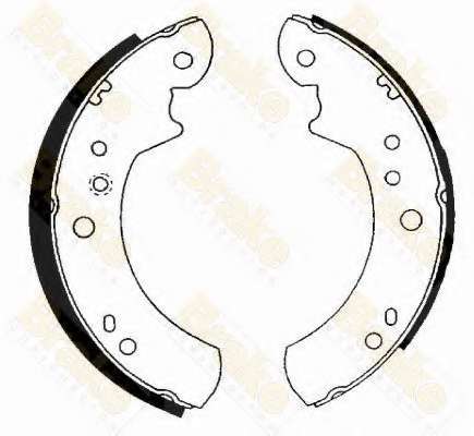 Комплект тормозных колодок