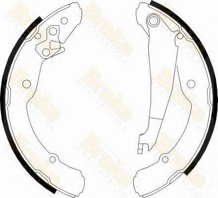 Комплект тормозных колодок