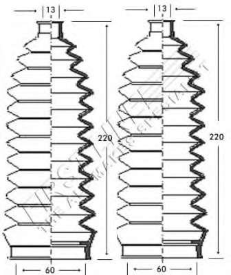Пыльник, рулевое управление