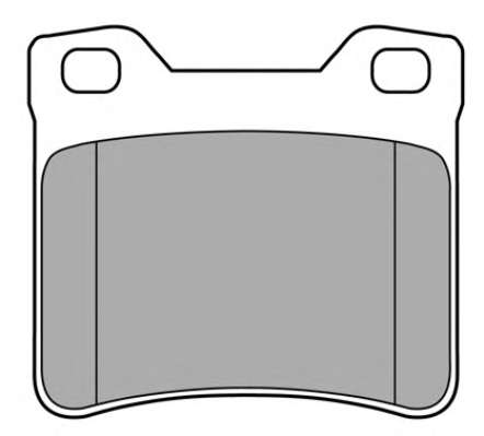 Комплект тормозных колодок, дисковый тормоз