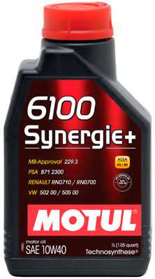 OLEJ MOTUL 6100 SYNERGIE+ 10W40   1L