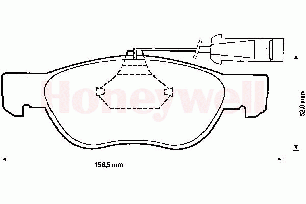 Комплект тормозных колодок, дисковый тормоз