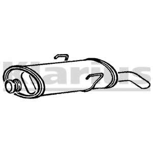 Глушитель выхлопных газов конечный