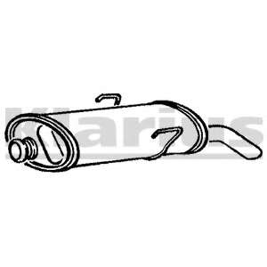 Глушитель выхлопных газов конечный