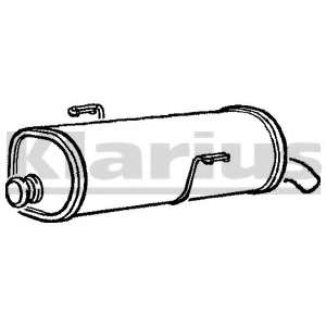 Глушитель выхлопных газов конечный