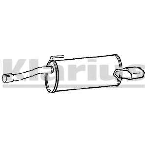 Глушитель выхлопных газов конечный