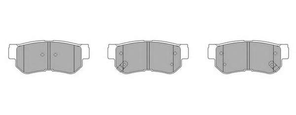 Комплект тормозных колодок, дисковый тормоз
