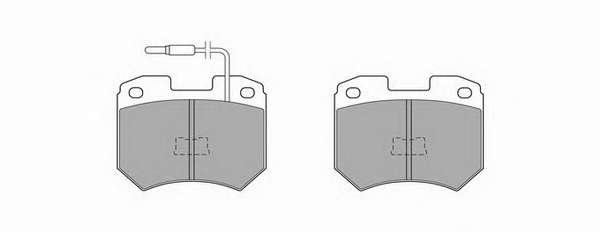 Комплект тормозных колодок, дисковый тормоз