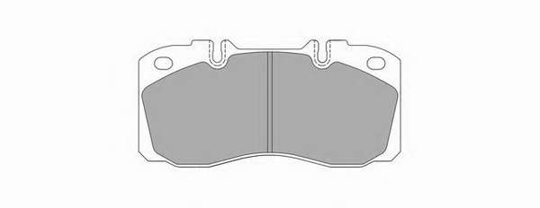 Комплект тормозных колодок, дисковый тормоз