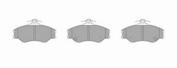 Комплект тормозных колодок, дисковый тормоз