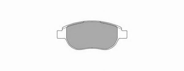 Комплект тормозных колодок, дисковый тормоз