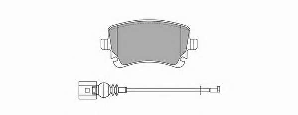 Комплект тормозных колодок, дисковый тормоз