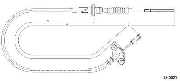 Трос, управление сцеплением