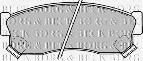 Комплект тормозных колодок, дисковый тормоз