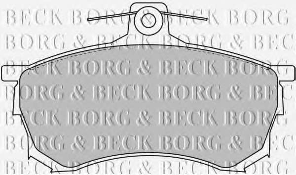 Комплект тормозных колодок, дисковый тормоз