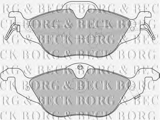 Комплект тормозных колодок, дисковый тормоз