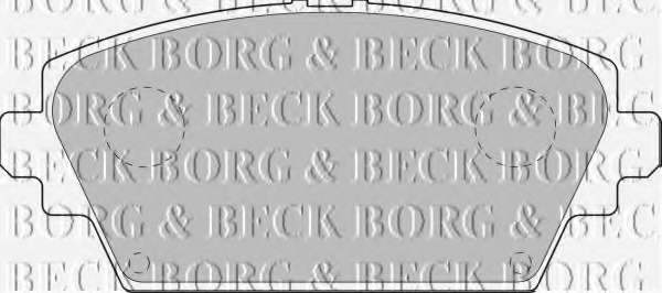 Комплект тормозных колодок, дисковый тормоз