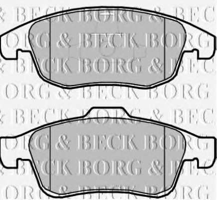 Комплект тормозных колодок, дисковый тормоз