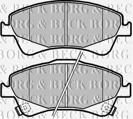 Комплект тормозных колодок, дисковый тормоз