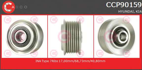 Ременный шкив, генератор