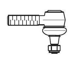 Наконечник поперечной рулевой тяги